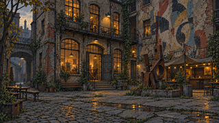 The sculpture garden at the Tacheles art squat